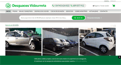 Desktop Screenshot of desguacesvidaurreta.com